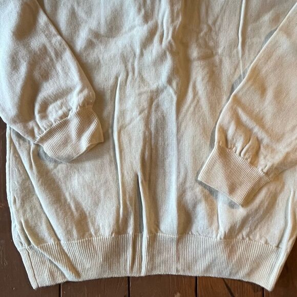 J. Lindeburg Italian Merino Wool V Neck Cardigan Sweater - Picture 7 of 9